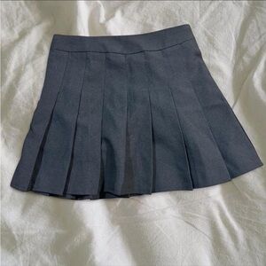 black pleated skirt❤︎𐙚